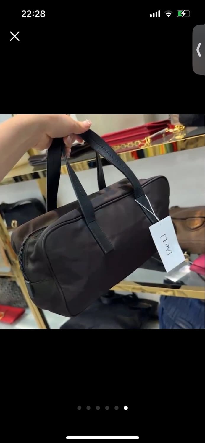 프라다 포코노 볼링백 브라운 상품이미지6