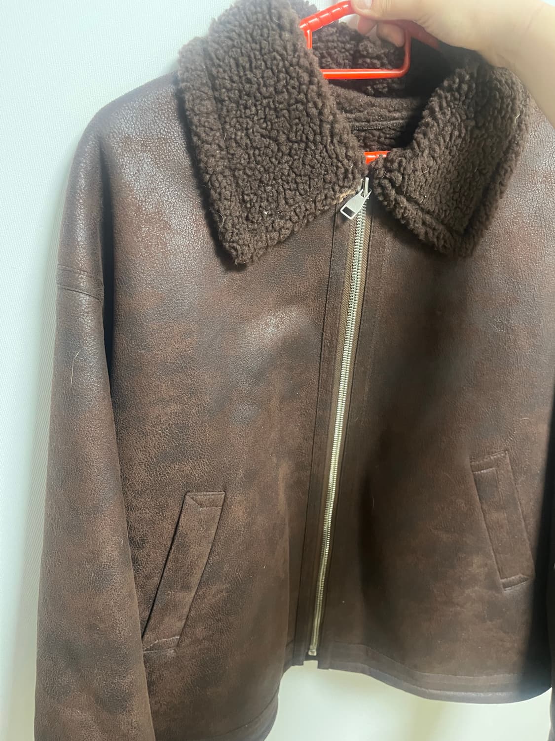 EZIO 브라운 무스탕 상품이미지3