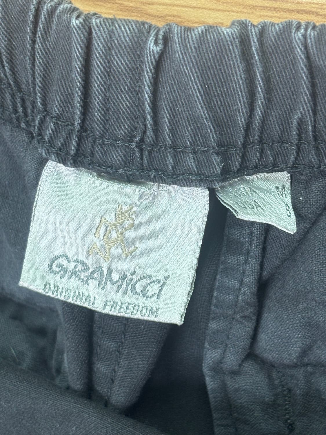 그라미치 루즈테이퍼드팬츠 M 블랙 상품이미지4