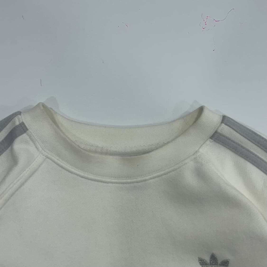 Adidas 아디다스 실버 파이어버드 크롭 맨투맨 상품이미지5