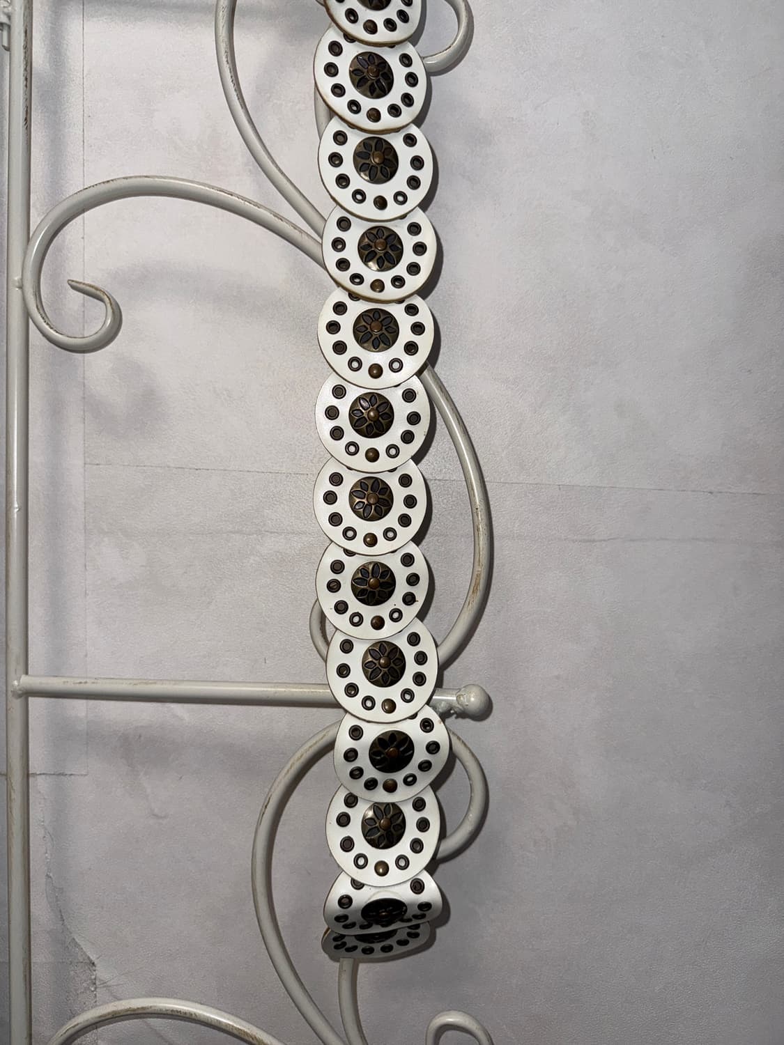 White bohemian punching disc belt 상품이미지6