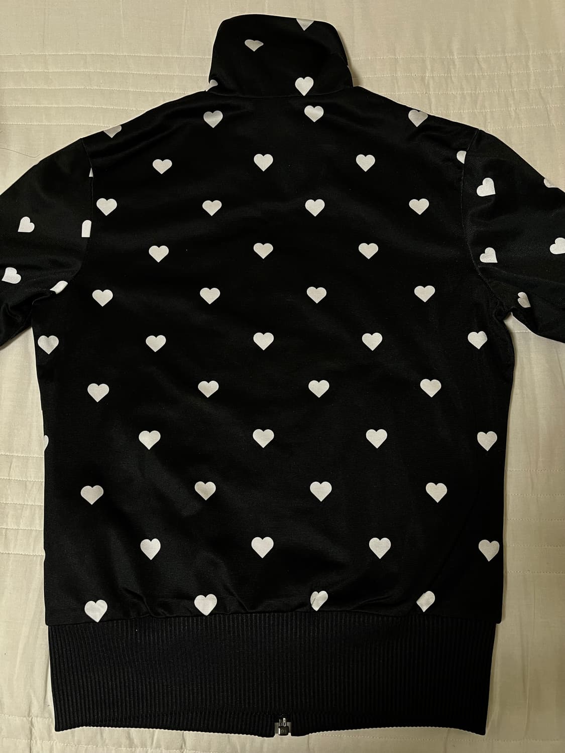 아디다스 파이어버드 하트 도트 땡땡이 집업 S 상품이미지4