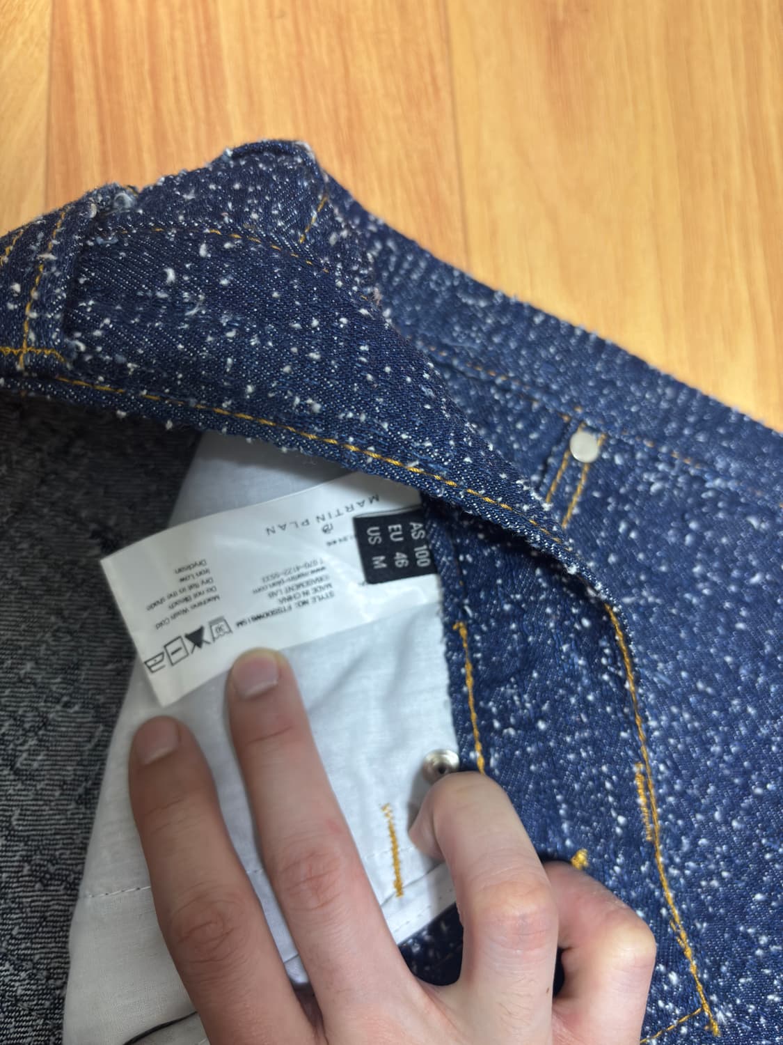 마틴플랜 Materia Wide Denim Pants - INDIGO 상품이미지5