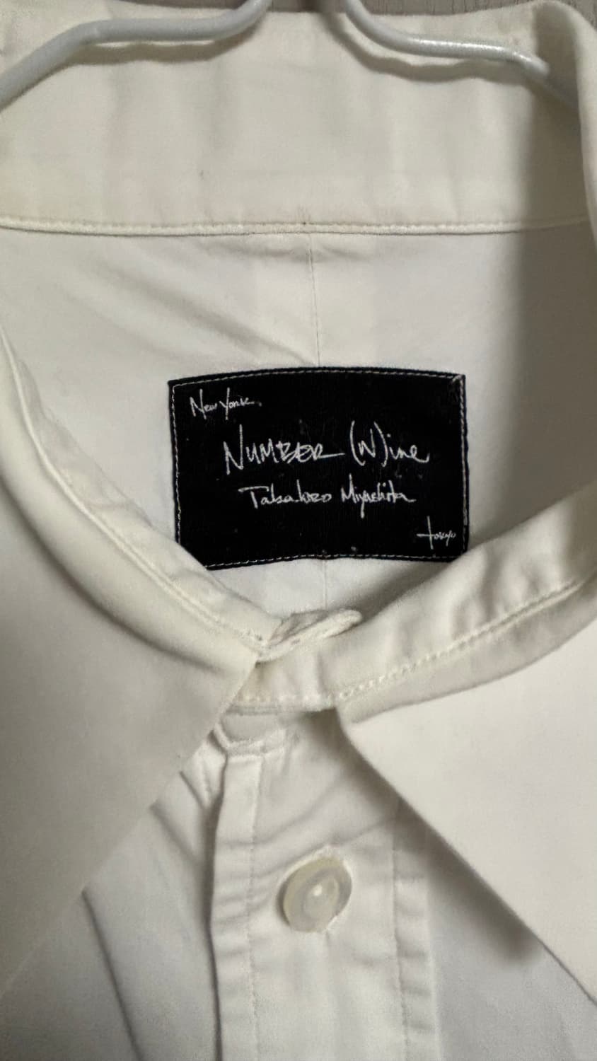 넘버나인 06fw 커프스 셔츠 상품이미지2