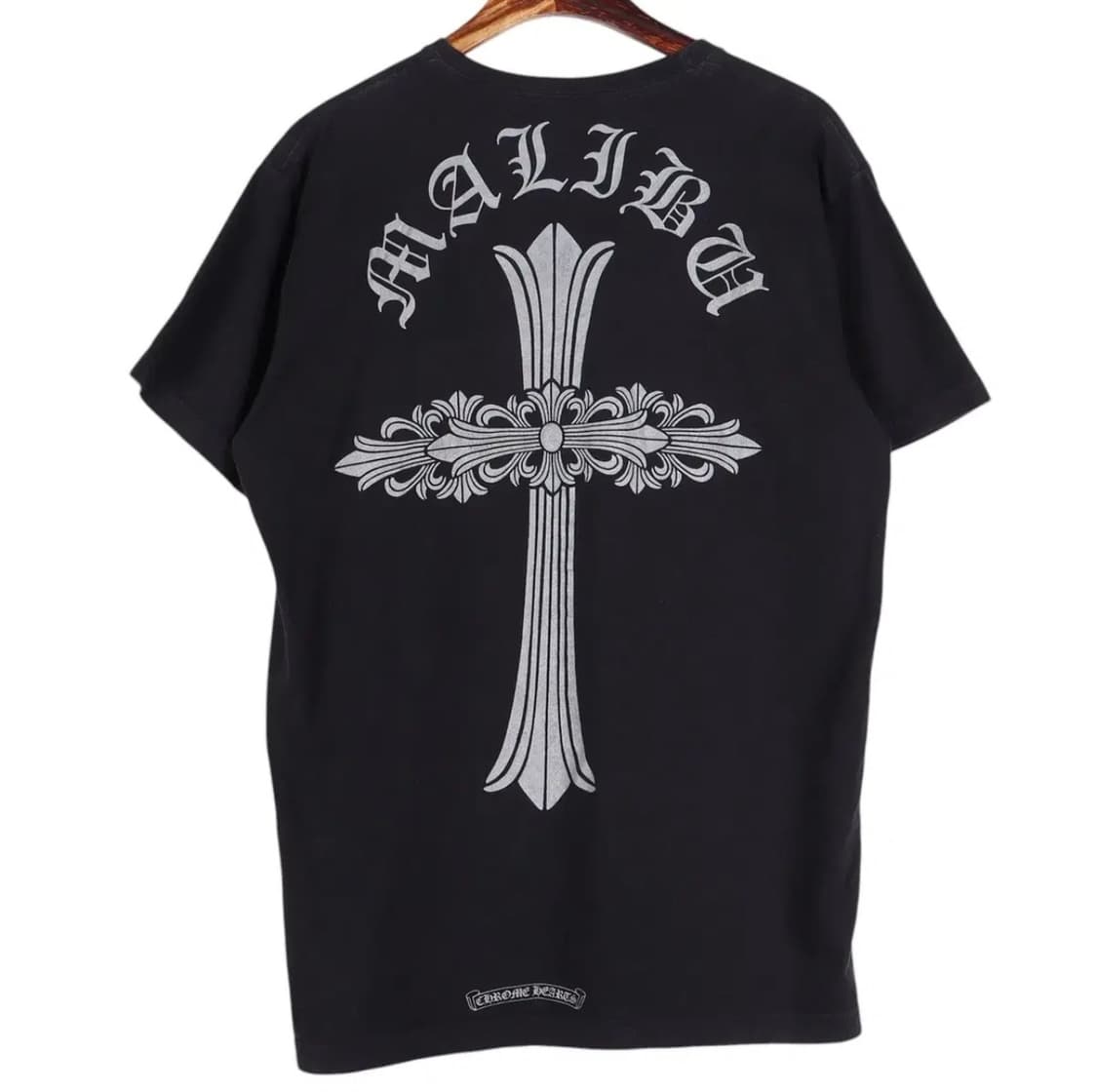 크롬하츠 말리부 플로랄 크로스 반팔 티셔츠 L 상품이미지1