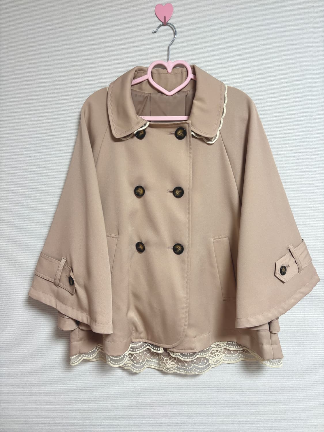 빈티지 히메갸루 라떼갸루 케이프 코트 상품이미지1