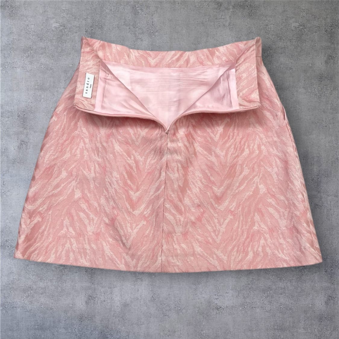 산드로 Sandro 핑크 지브라 자카드 미니스커트 2 상품이미지7