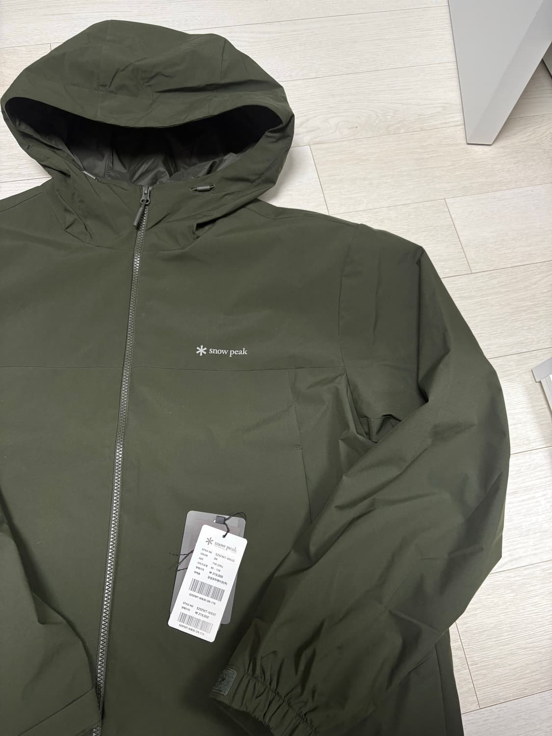 [110 2xl] 스노우피크 25fw bts 뷔 바람막이 상품이미지2