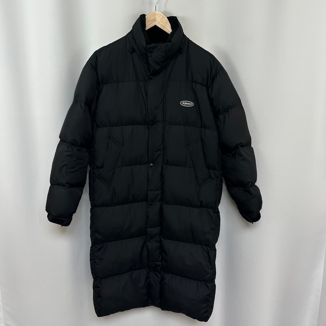  키르시 남자 덕다운 롱패딩 점퍼 검정 (1) 상품이미지1