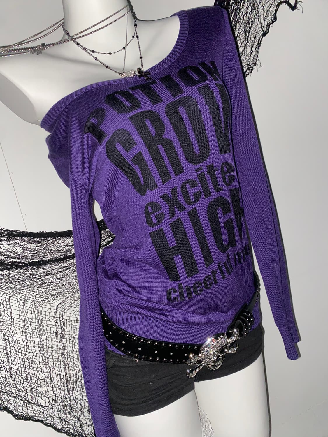 ꒰ঌ 나나 미사깔 펑크 니트 롱슬리브 ໒꒱ 상품이미지4