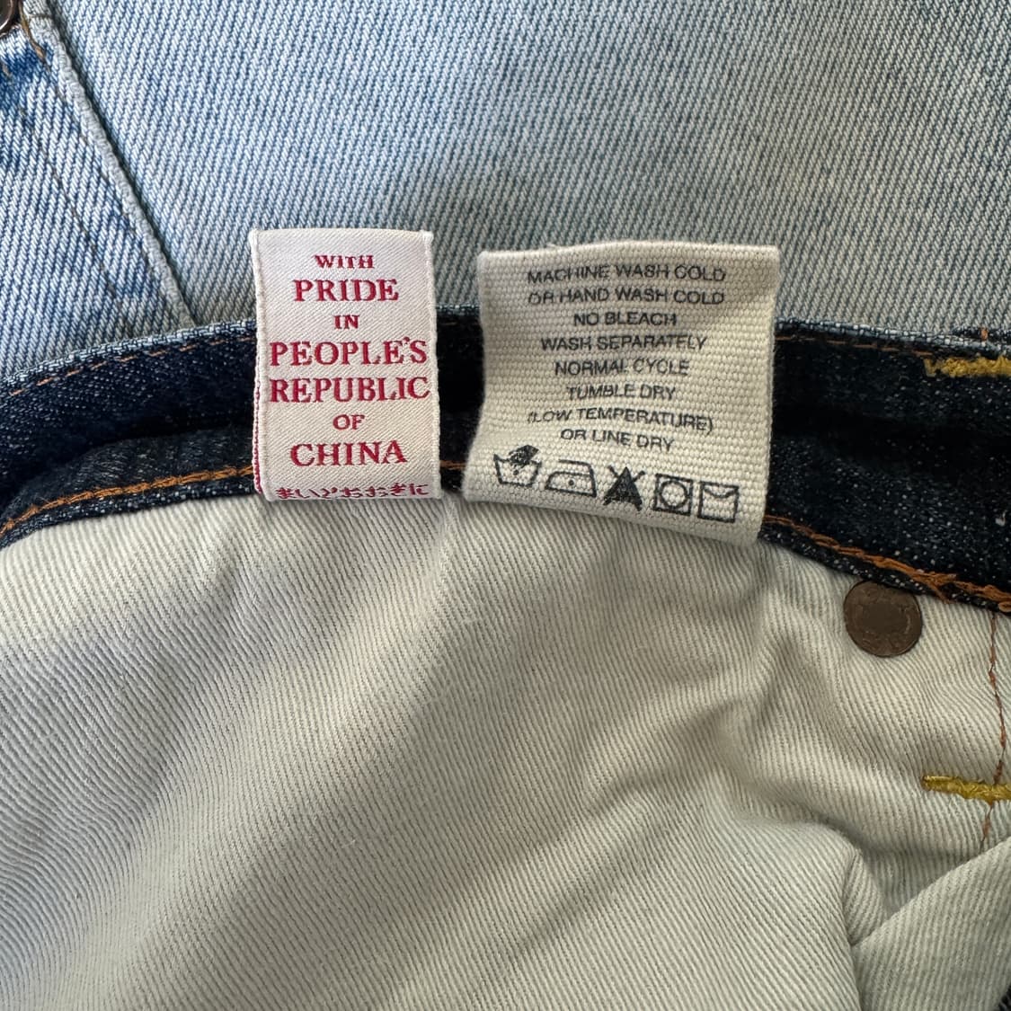 에비수 멀티포켓 Black-White ss 데님팬츠 ( Traviss) 상품이미지5