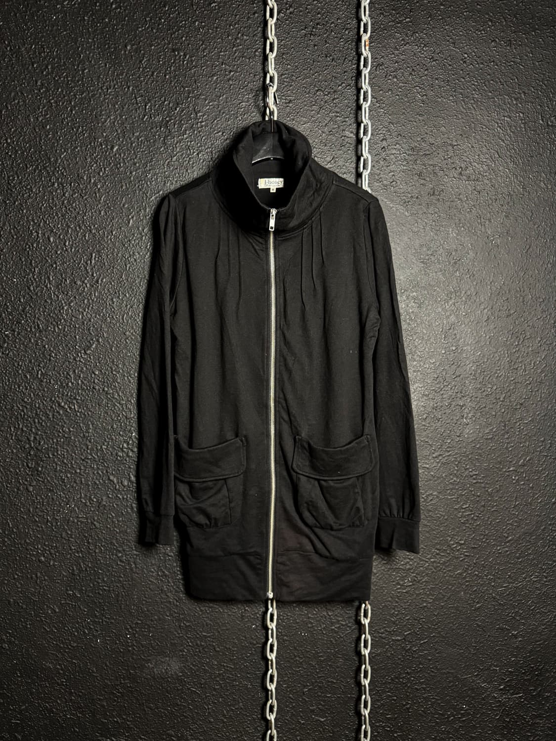 J.honey – High-neck & pocket cotton zip- 상품이미지2