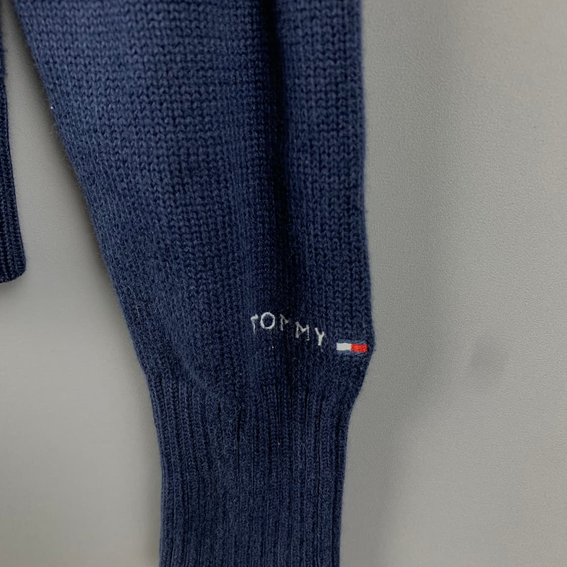 타미힐피거 네이비 가디건 니트집업 상품이미지3