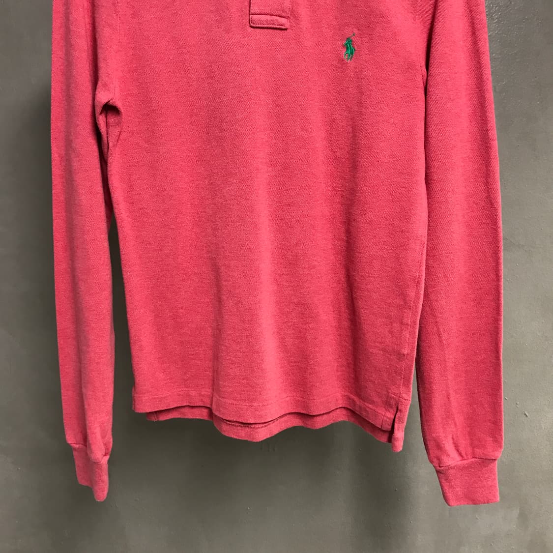 폴로 랄프로렌 PK 긴팔 카라티 핑크 S(W) 상품이미지3