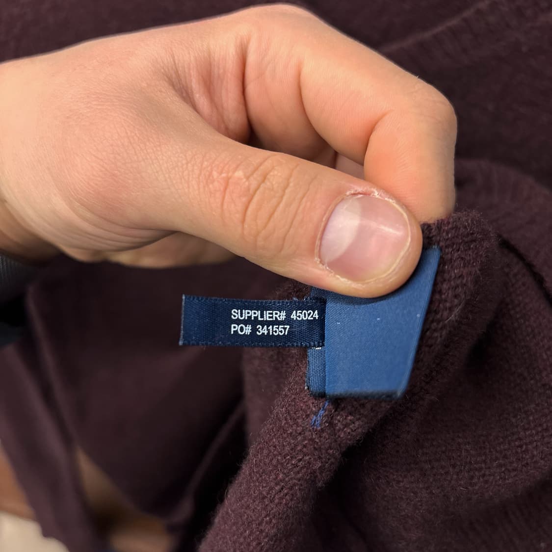 랄프로렌 브이넥 메리노울 앙고라 혼방 울 스웨터 래빗헤어 N317 상품이미지7