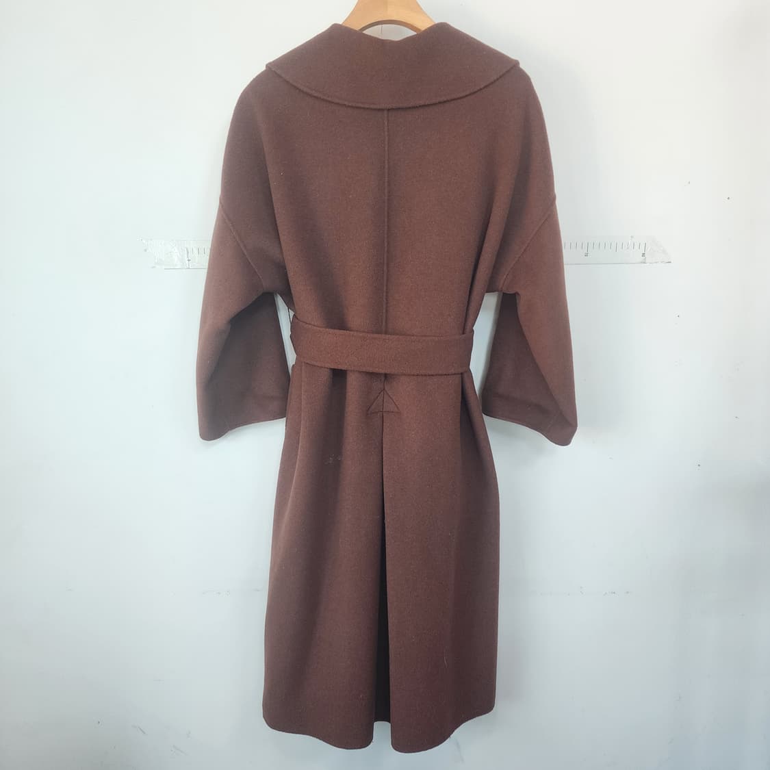 듀엘 브라운 벨트 롱 코트 상품이미지8