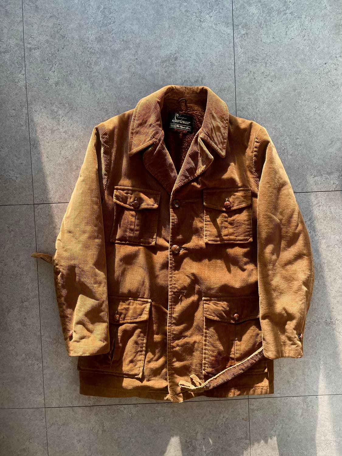 70’s sears  웨스턴 코듀로이 렌치자켓 상품이미지3