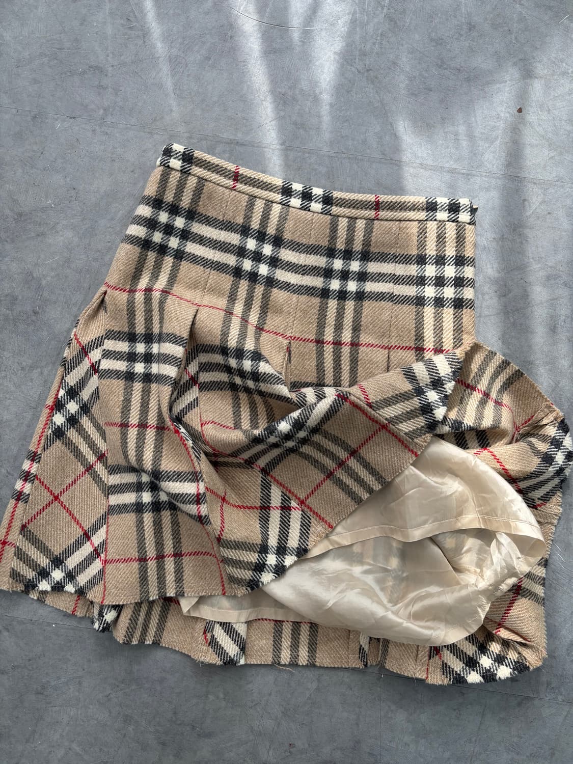 Burberry 버버리 노바체크 울 플리츠 스커트   상품이미지8