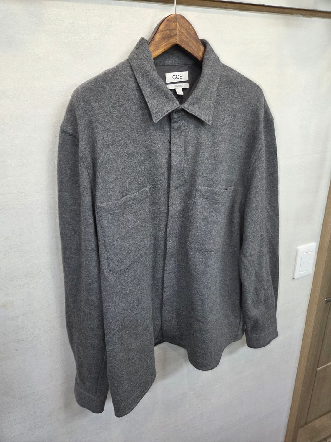 코스 cos 보일드 울 셔츠자켓 xl 상품이미지5