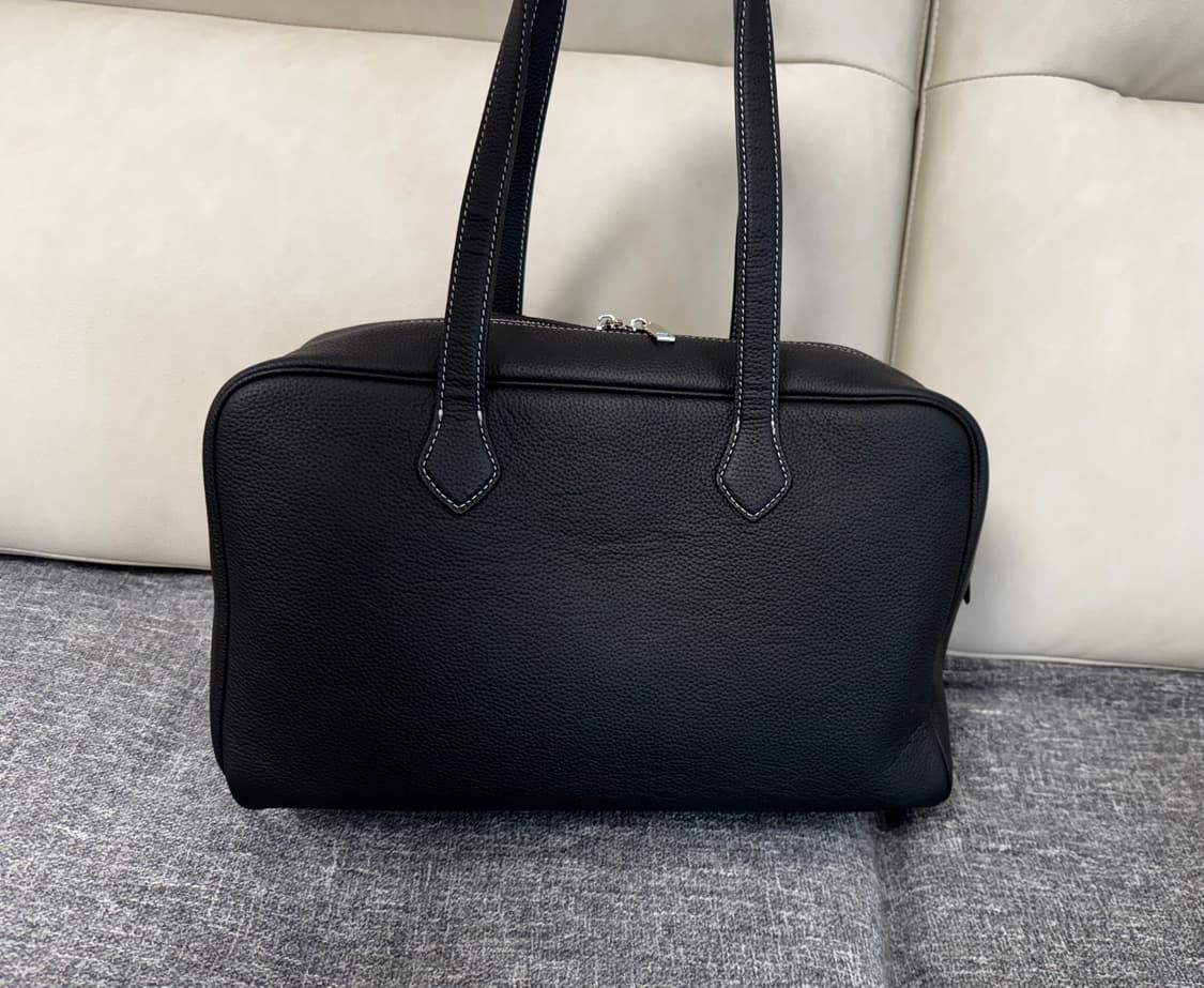 페블엠 볼링 숄더백 라지 블랙 상품이미지3