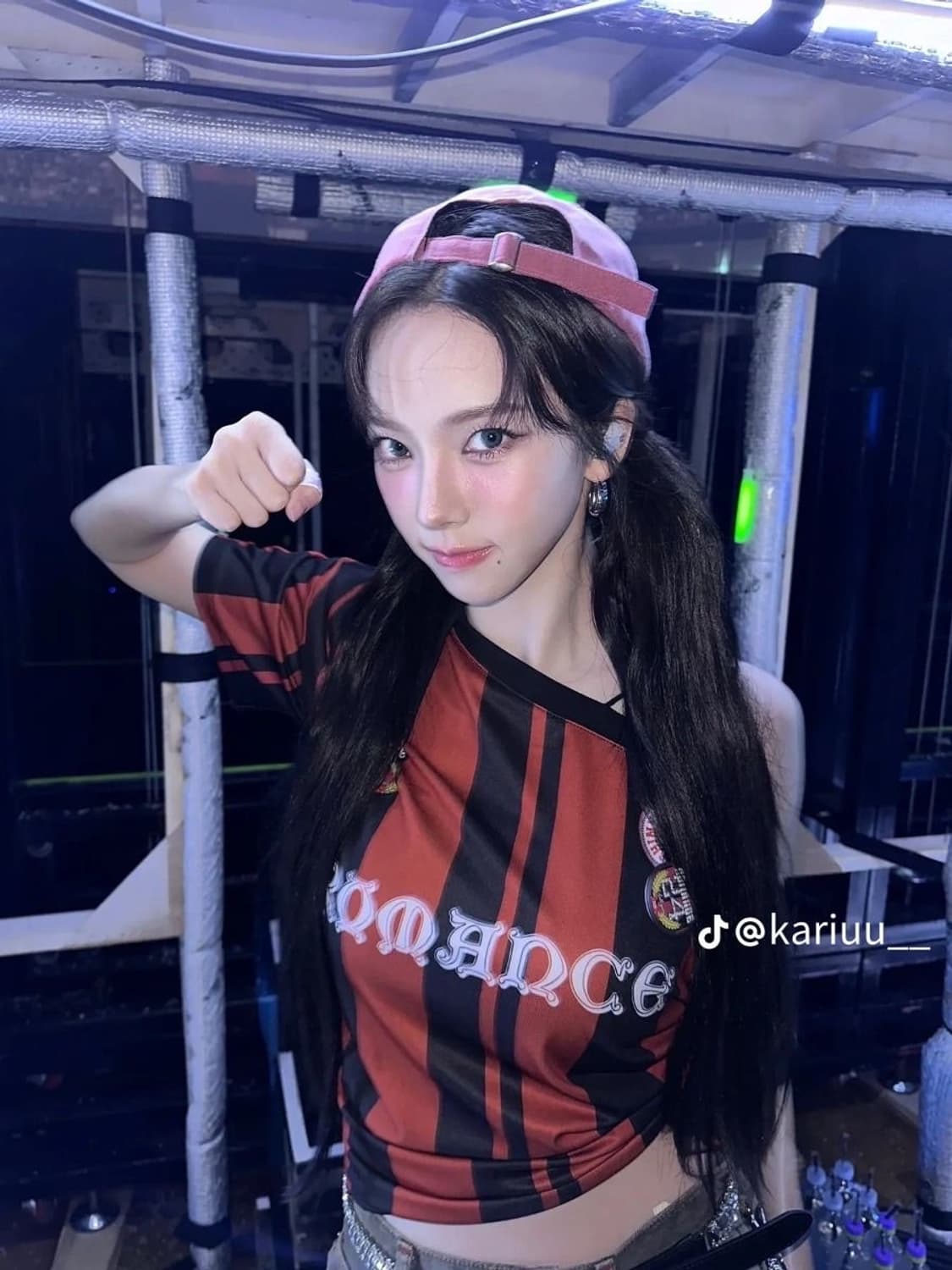 24ans 풋볼 스트라이프 원 오프숄더 저지 상품이미지2