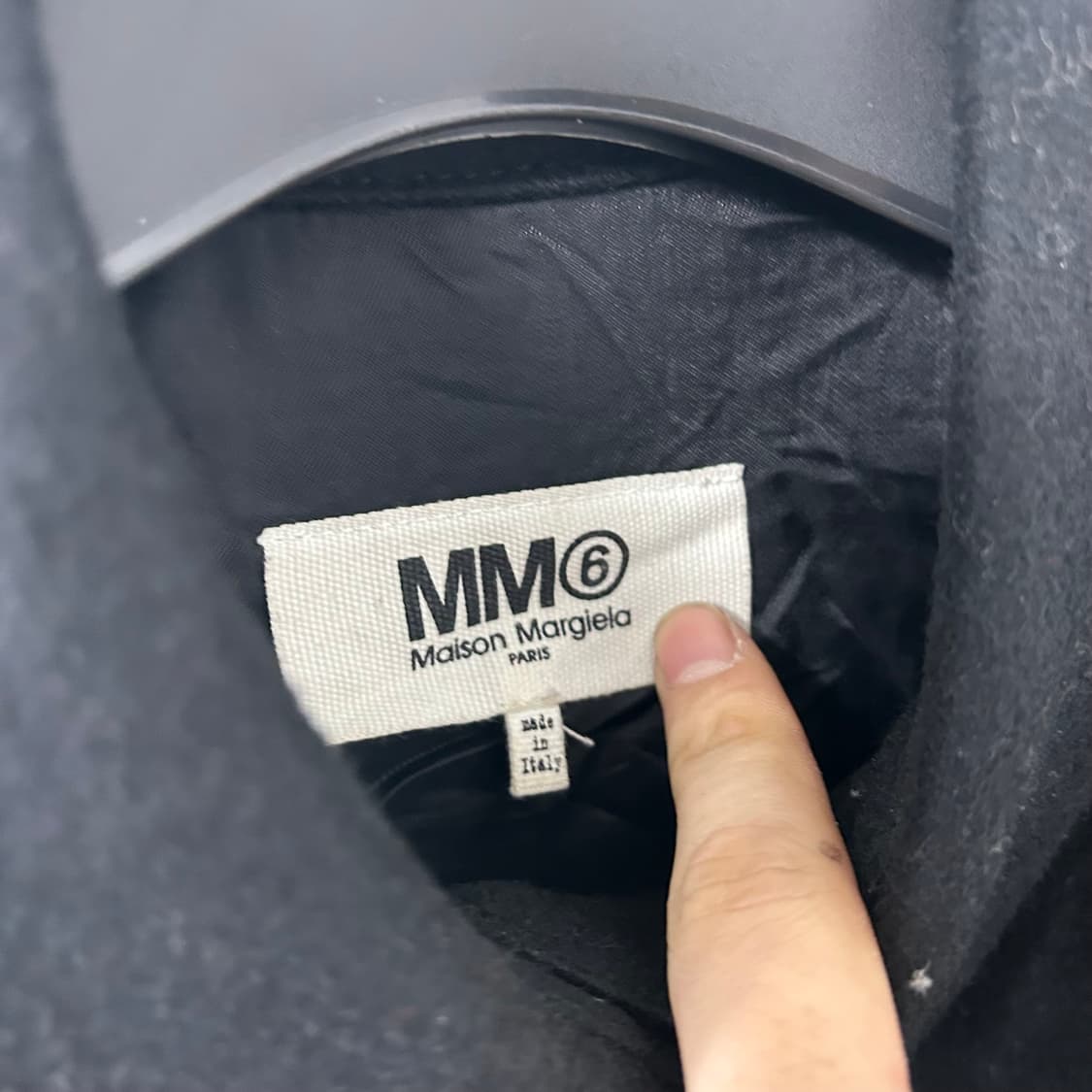 MM6 메종 마르지엘라 울 오버 코트 상품이미지7