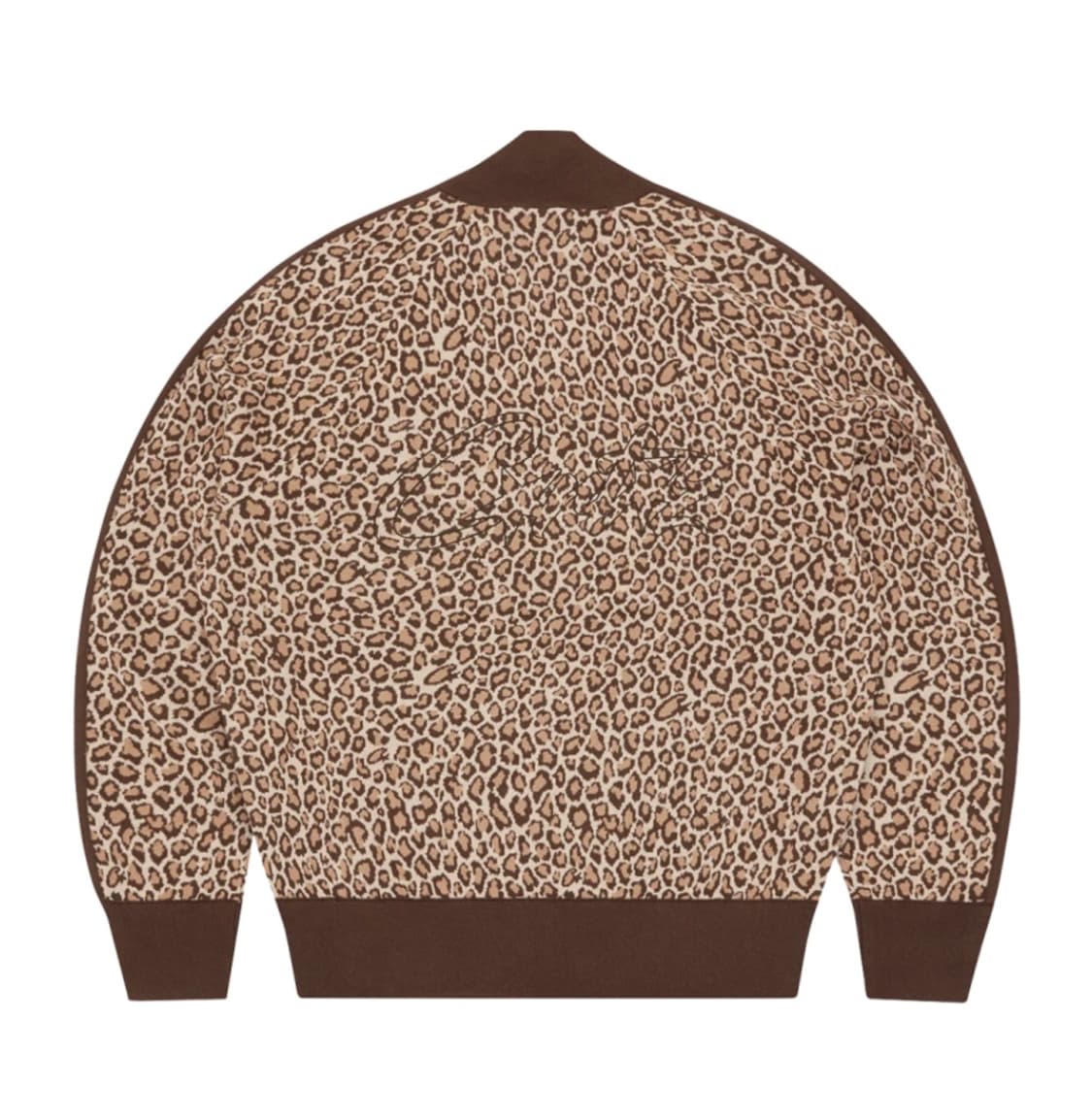 M) 코르테이즈 VVS 레오파드 호피 자카드 니트 집업 트랙 자켓 상품이미지4