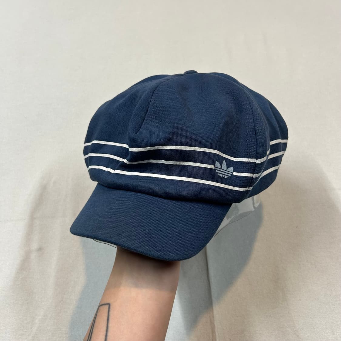 아디다스 빈티지 네이비 캐스킷 캡 모자 상품이미지1