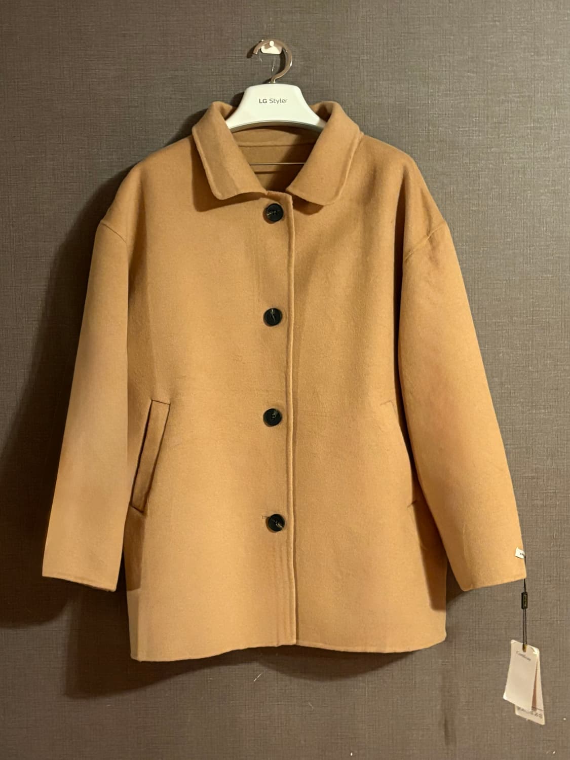 AuChris 캐시미어 울 혼방 코트 상품이미지1