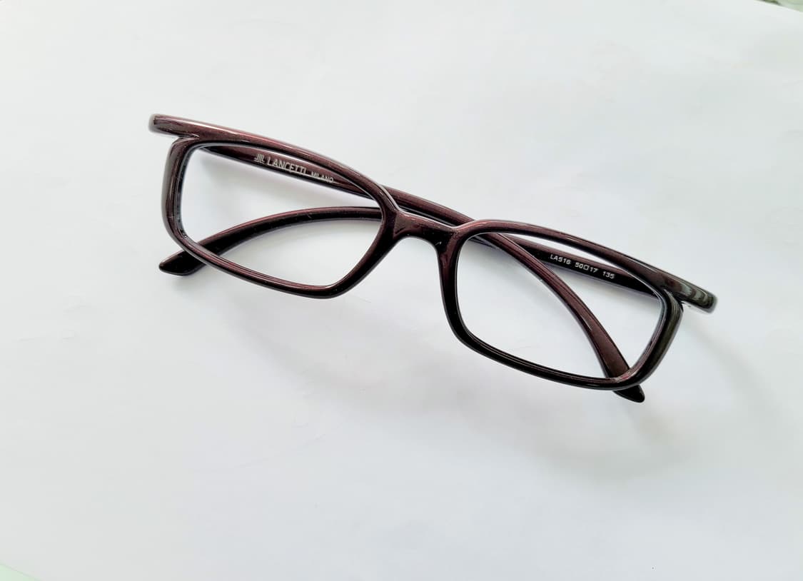 란체티 안경LA156 다크 버건디칼라 긱시크스탈(+체인지 변색렌즈 포함) 상품이미지5