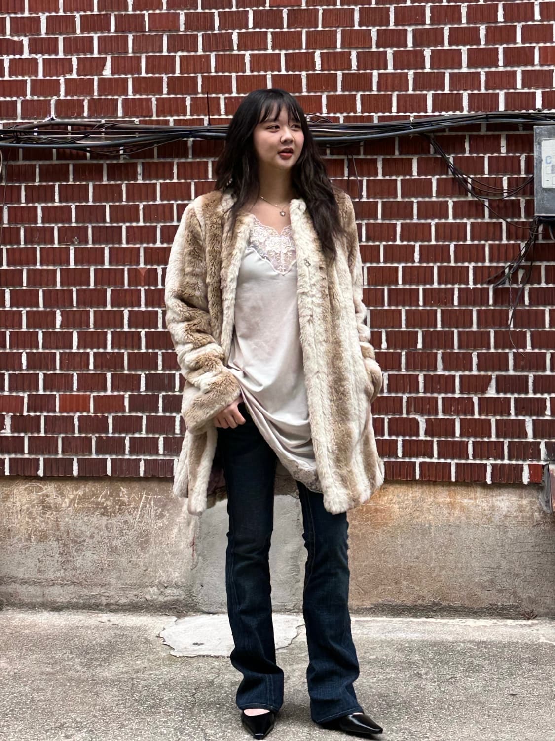 시슬리 퍼자켓 슬립원피스 트루릴리젼 부츠컷 팬츠 상품이미지6