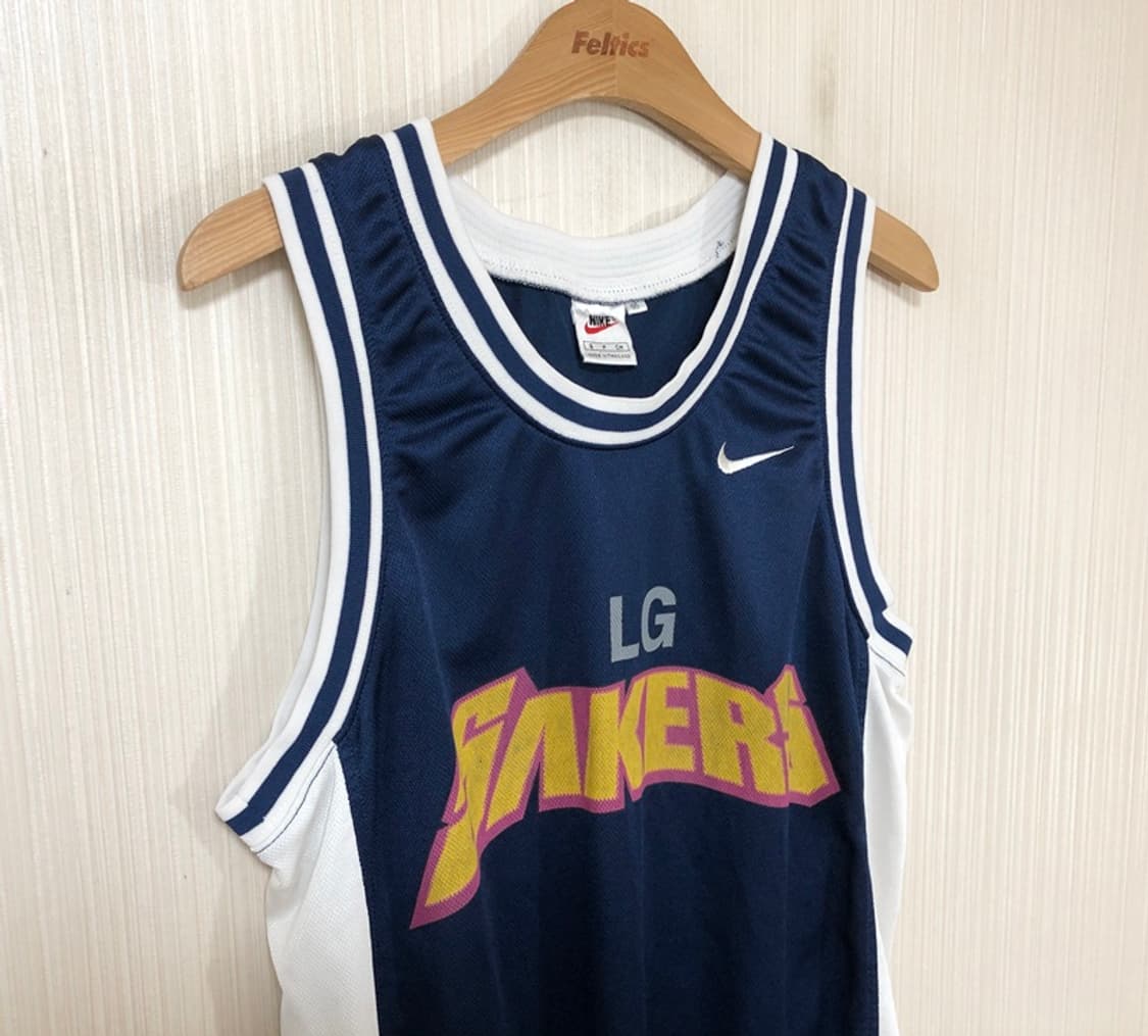 KBL 나이키 창원 LG세이커스 올드유니폼/져지 S 상품이미지5