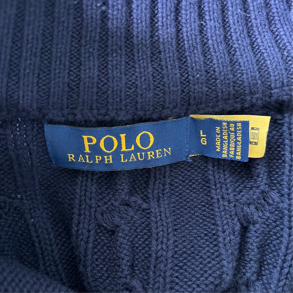 [L] 폴로 랄프로렌 꽈배기 니트 하프집업 상품이미지6