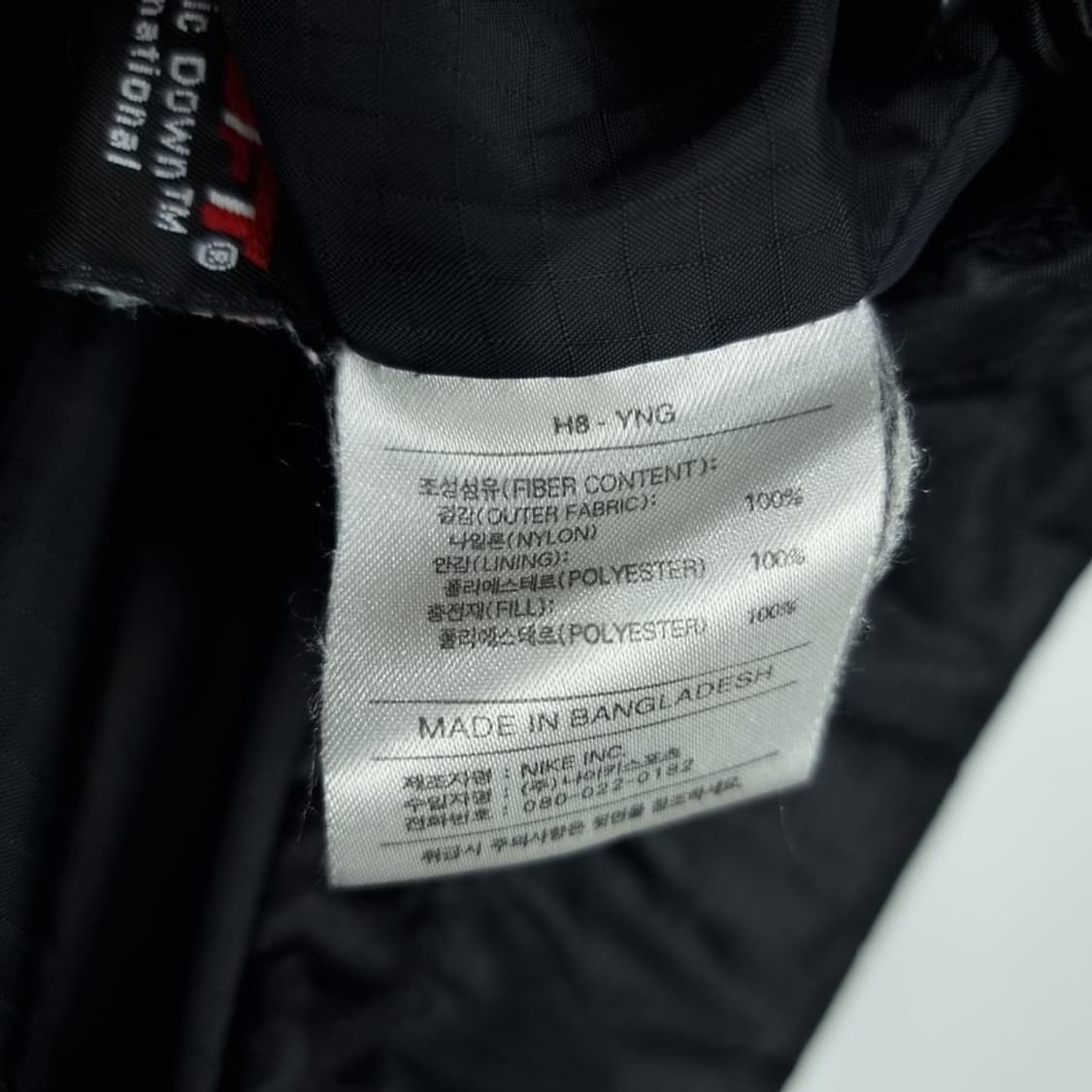 [나이키 ACG] 스우시 자수 패딩 베스트 조끼 블랙 M19277 상품이미지10