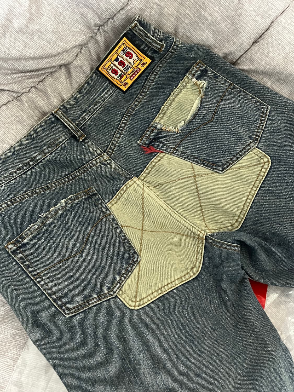 쿠스너프 kusneuf 패치 데님진 1 상품이미지4