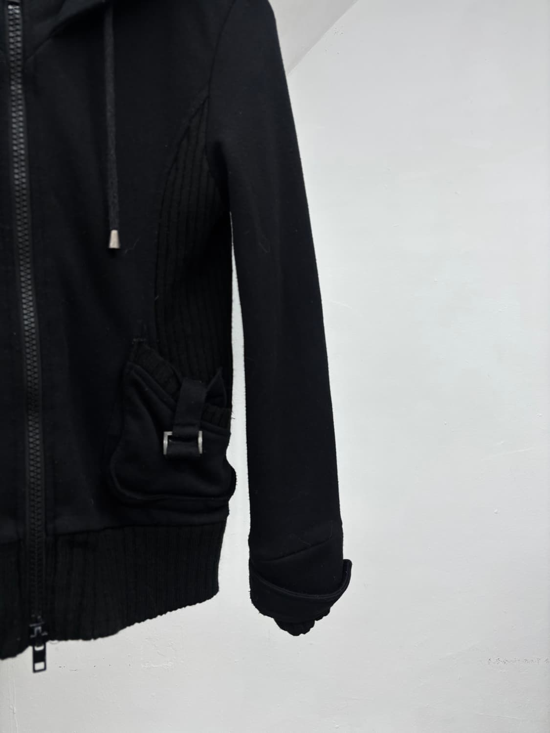 Ribbed cargo pocket hood jacket   상품이미지2