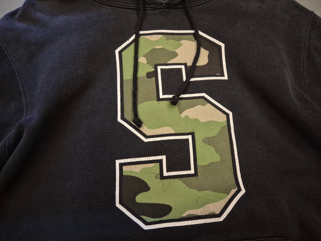 00s 스투시 카모 후드 스웻 상품이미지4