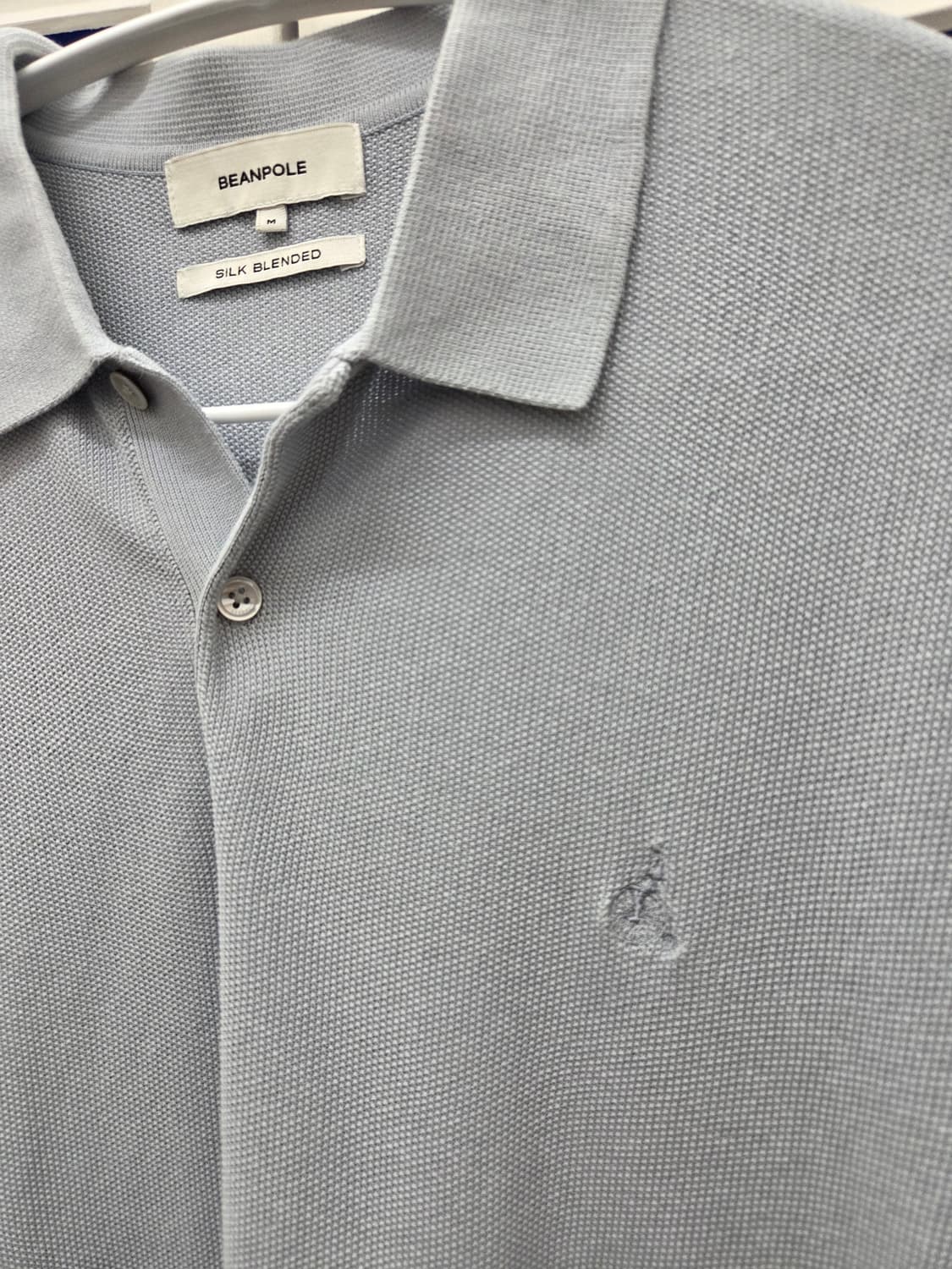 빈폴 실크혼방 니트 카라티 상품이미지2