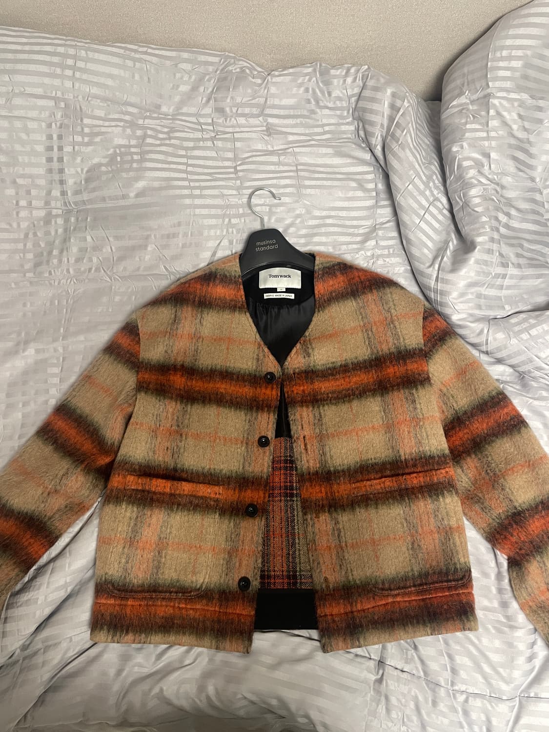 토니웩 모헤어 블루종 M 상품이미지4