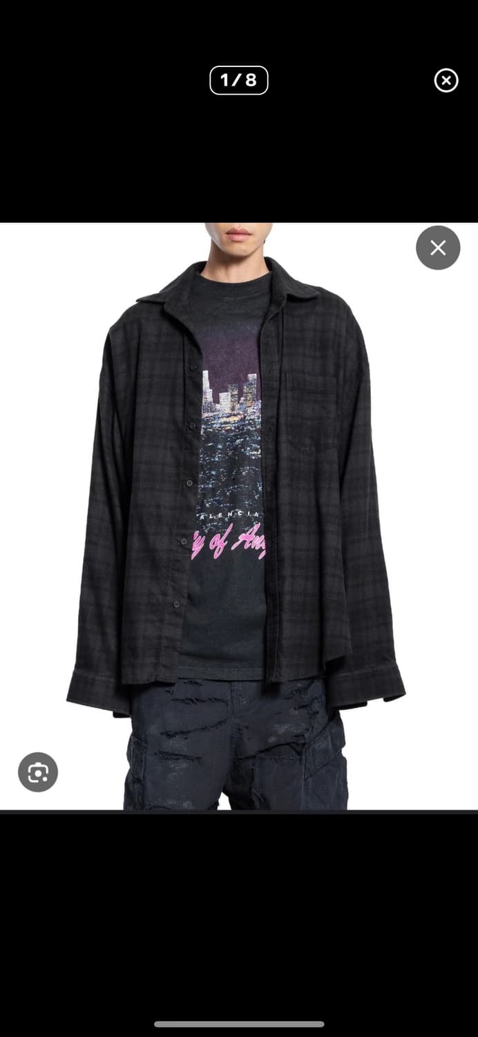 발렌시아가 레이어트 셔츠 상품이미지1