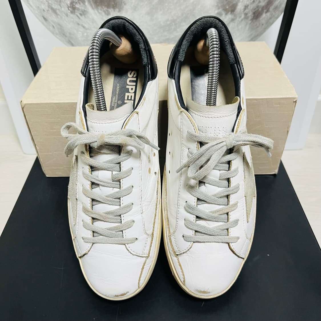 정품 40) 골든구스 블랙탭 스니커즈 255~260 상품이미지3