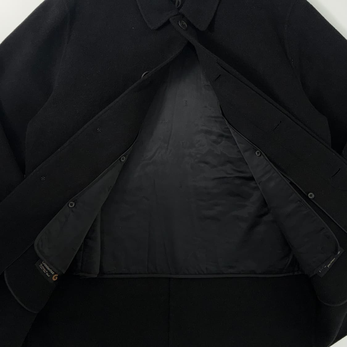 Yves Saint Laurent  입생로랑 블랙 카라 울 코트  상품이미지5