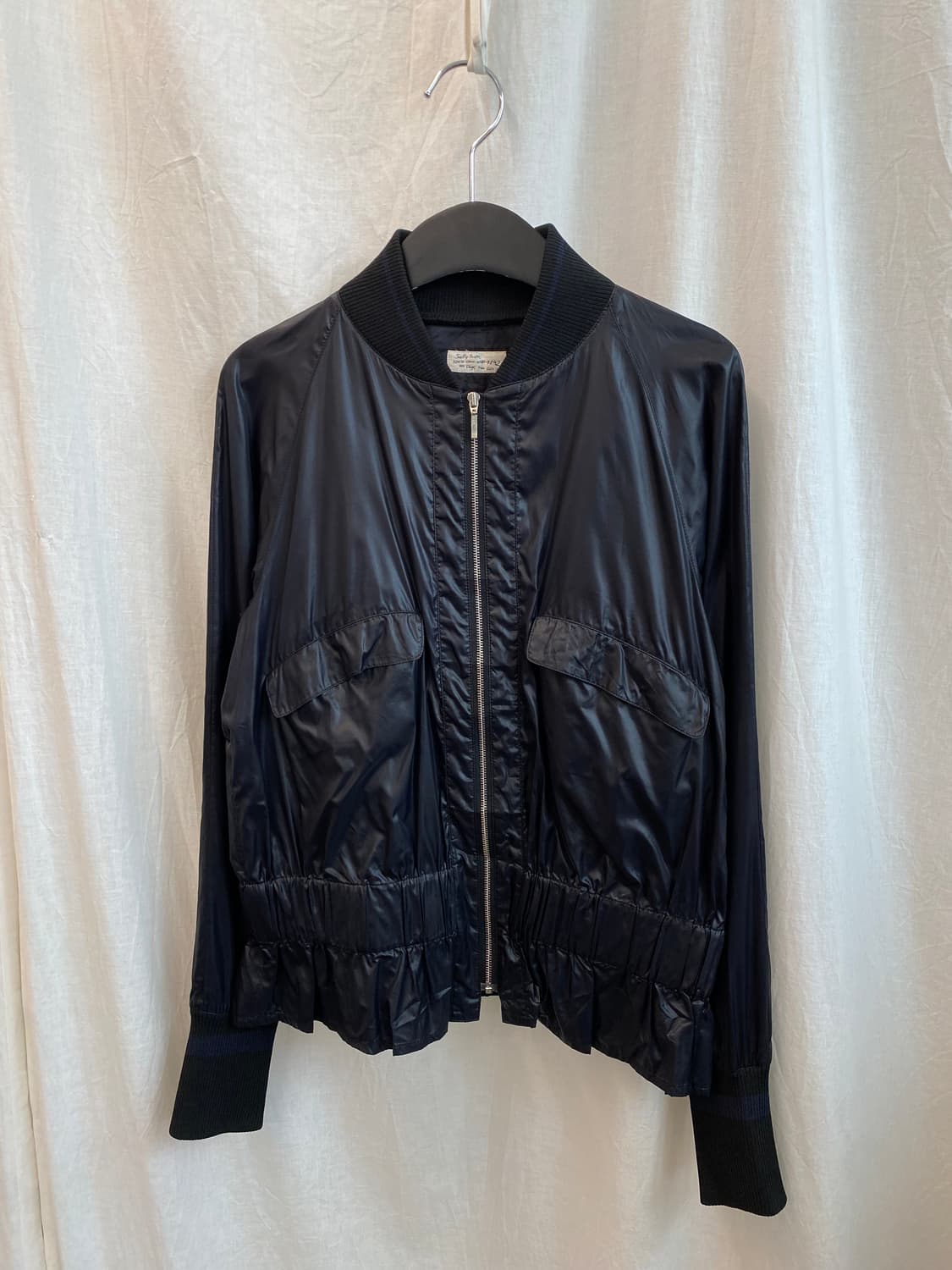 블랙 나일론 집업자켓(S-M) 상품이미지3