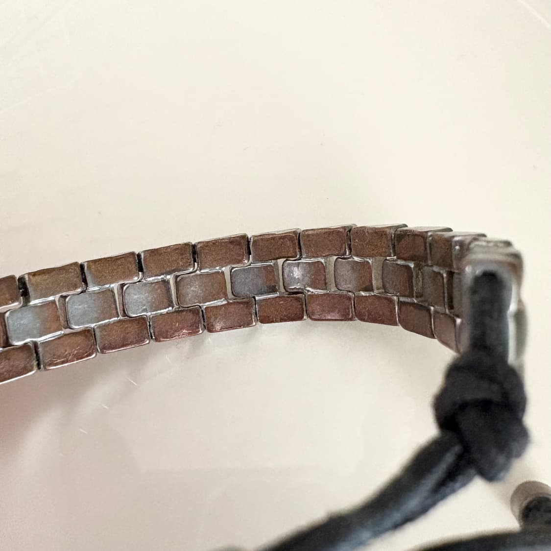 [하자 특가] 시계줄 같은 팔찌 - 실버 / 로프 상품이미지4