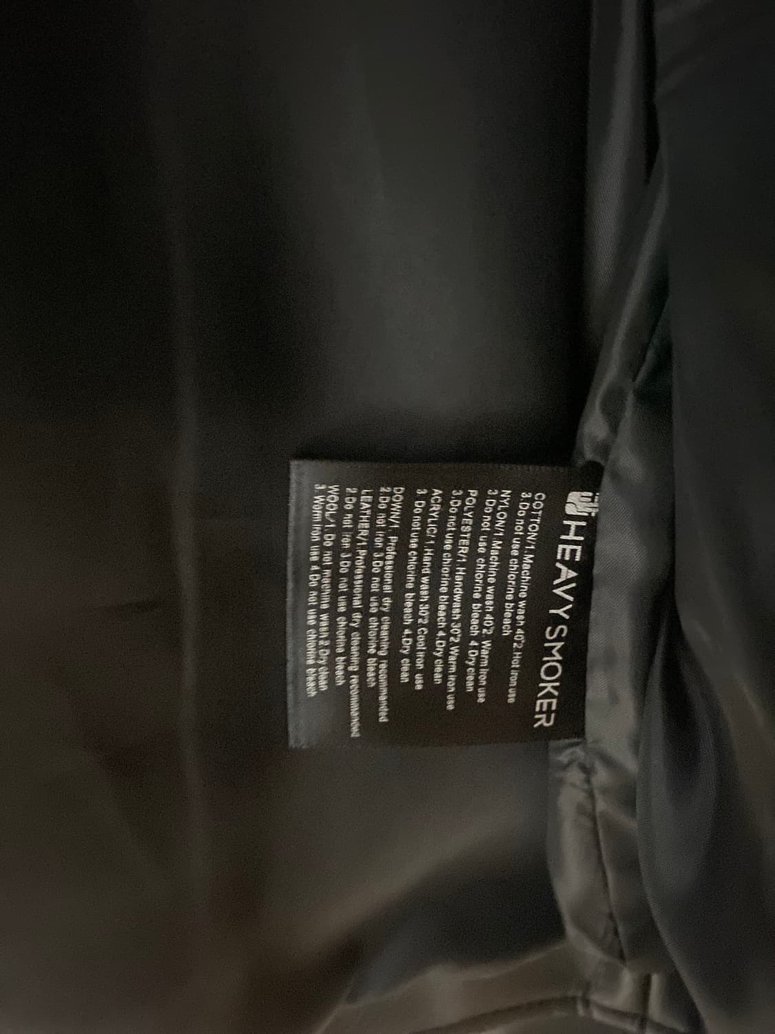 Heavy Smoker 브랜드의 블랙 레더 자켓 상품이미지4