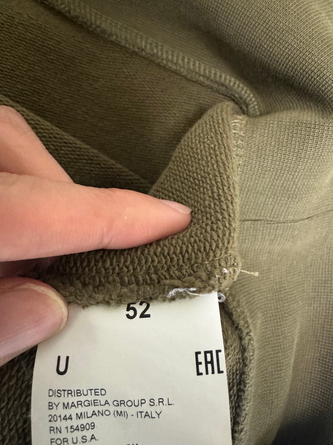 마르지엘라 엘보우패치 맨투맨 상품이미지5