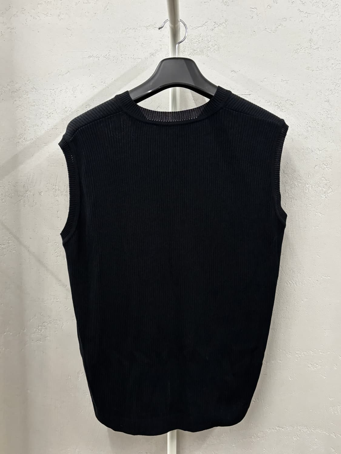 GOLF GIANFRANCO FERRE 블랙 V넥 니트 베스트 52 L 상품이미지8