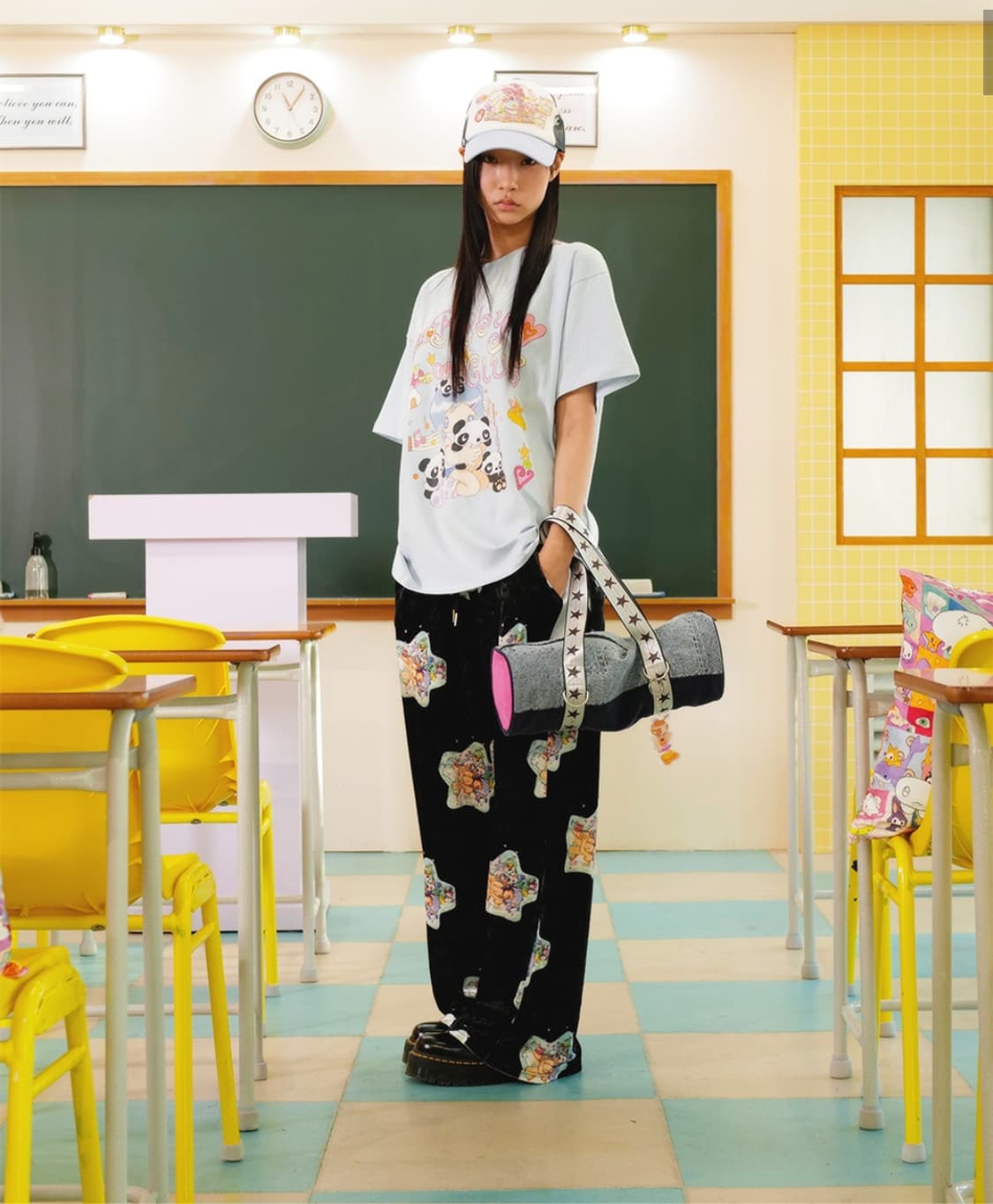 YB X Oliwa Ballerina mini Bag_DENIM 상품이미지3