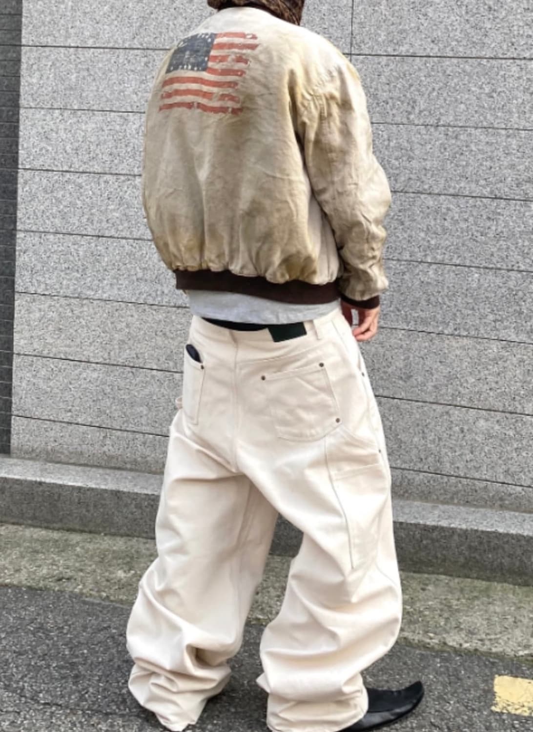 언더마이카 더블니 카펜터 팬츠 아이보리 / 1사이즈 상품이미지4