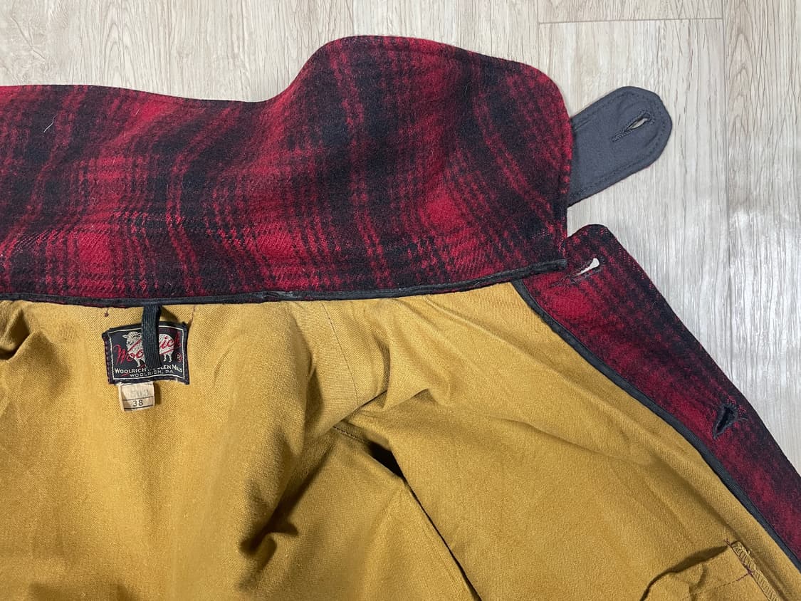 100) 40's 울리치 체크 울 매키노자켓(민트급)RRL&LVC&폴로 상품이미지10